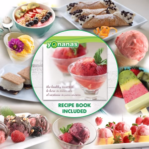 Yonanas Classic Frozen Fruit Soft Serve Maker for Healthy Vegan and Dairy-Free Treats, 200W Silver Machine with 36 Recipes, BPA Free, Easy to Clean, Quick and Simple to Use - Image 6
