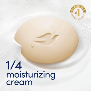 Dove Shea Butter Beauty Bar Soap 8 Count, Cleanser, 3.75 oz I beauty bar Moisturizing beauty bar with ¼ moisturizing cream and shea butter for soft, radiant skin - Image 3