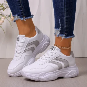 Women Designer Sneakers Flat Vulcanized Anti-slip Shoes Women 2026 New Casual Lace Up Comfortable Sneakers Zapatos De Mujer - Image 7