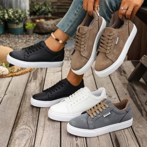 2026 Fashion Women Running Shoes Brand Thick-soled Comfort Outdoor Pure Color Sneakers Female Casual Jogging Shoes - Image 3