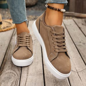 2026 Fashion Women Running Shoes Brand Thick-soled Comfort Outdoor Pure Color Sneakers Female Casual Jogging Shoes - Image 5