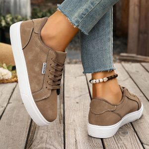 2026 Fashion Women Running Shoes Brand Thick-soled Comfort Outdoor Pure Color Sneakers Female Casual Jogging Shoes - Image 6