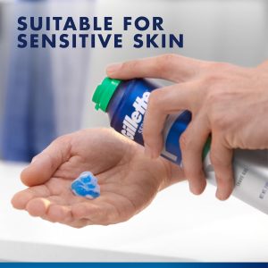 Gillette Series 3X Action Shave Gel, Sensitive Twin Pack, 7 Oz (Pack of 2) - Image 5