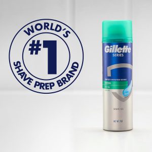 Gillette Series 3X Action Shave Gel, Sensitive Twin Pack, 7 Oz (Pack of 2) - Image 8