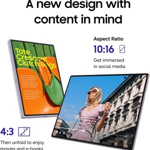Samsung Galaxy Z Fold8 Unlocked Android Smartphone, 256GB Graphite All-New Shape, Content-Native Ratio, Customized Processor, 4800 mAh Battery, 12 GB Memory, Dual 50 MP Camera, My FanCam - Image 3