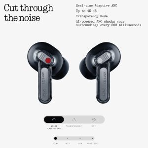 Nothing Ear (3) Wireless Earbuds Super Mic 45dB Hybrid Active Noise Cancelling Bluetooth Headphones Hi-Res 6 Mics, 12mm Dynamic Bass Boost, Dual Connect ANC Sport Ear Buds for iPhone Android, Black - Image 3