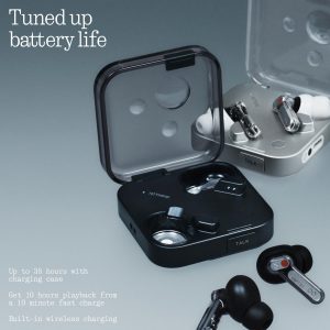 Nothing Ear (3) Wireless Earbuds Super Mic 45dB Hybrid Active Noise Cancelling Bluetooth Headphones Hi-Res 6 Mics, 12mm Dynamic Bass Boost, Dual Connect ANC Sport Ear Buds for iPhone Android, Black - Image 5