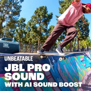 JBL Boombox 4 Portable Bluetooth Speaker, Waterproof, Deep Bass - Black Up To 34 Hours Playtime, IP68 Dustproof, AI Sound Boost For Louder Clearer Audio, Ideal For Beach, Pool, Boat And Outdoor Par - Image 4