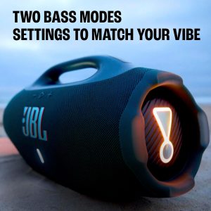 JBL Boombox 4 Portable Bluetooth Speaker, Waterproof, Deep Bass - Black Up To 34 Hours Playtime, IP68 Dustproof, AI Sound Boost For Louder Clearer Audio, Ideal For Beach, Pool, Boat And Outdoor Par - Image 5