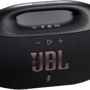 JBL Boombox 4 Portable Bluetooth Speaker, Waterproof, Deep Bass - Black Up To 34 Hours Playtime, IP68 Dustproof, AI Sound Boost For Louder Clearer Audio, Ideal For Beach, Pool, Boat And Outdoor Par - Image 8