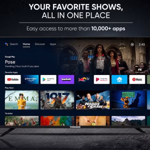 TOSHIRO 75 Inch 4K UHD Smart Google TV | Dolby Vision & Atmos | HDR10 | 20W Powerful Speakers | Built-in Netflix, Prime Video, YouTube, Google Cast + - 75TROGOOGLE - Image 2