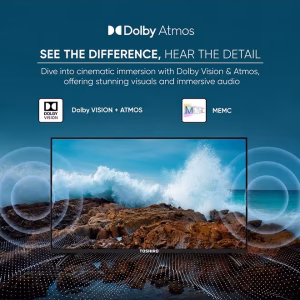 TOSHIRO 75 Inch 4K UHD Smart Google TV | Dolby Vision & Atmos | HDR10 | 20W Powerful Speakers | Built-in Netflix, Prime Video, YouTube, Google Cast + - 75TROGOOGLE - Image 7