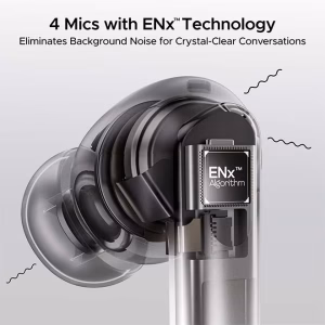 boAt Airdopes 111v2 TWS Earbuds with 50hrs Playback, 4 Mics with ENx™ Tech, Dual EQ Modes, 13mm Drivers, Multipoint Connection, ASAP™ Charge, BTv5.4 And IPX4 Rating - Classic Black - Image 4