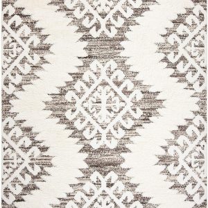 SAFAVIEH Moroccan Tassel Shag Square Rug 6'7", Soft Ivory & Brown MTS652A 2" Pile, Soft, Plush, Fluffy, Indoor Rug, Polypropylene Fibers, Kid & Pet Friendly, Easy Care, living room, bedroom, kitchen - Image 5