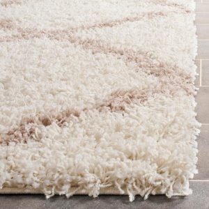 SAFAVIEH Dallas Shag Rug 8'x10', Soft Plush Moroccan Ivory & Beige SGD257B 1 5/8" Pile, Soft, Plush, Fluffy, Indoor Rug, Polypropylene Fibers, Kid & Pet Friendly, Easy Care, living room, bedroom - Image 7