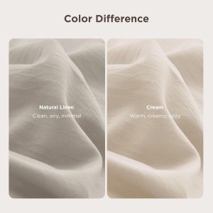 Bedsure Prewashed Duvet Cover King, Cotton-Like Soft Bedding Set, Linen Ultra Soft, Relaxed Texture, 104"x90" Breathable Comfort, Hidden Zipper, 8 Corner Ties, Easy Care, OEKO-TEX, Year-Round Use - Image 4