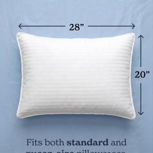 Beckham Hotel Collection Bed Pillows Standard/Queen Size Set of 2 Original Soft Down Alternative Pillow for Sleeping, Soft Support for Back, Stomach or Side Sleepers - Image 3