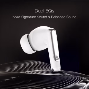 boAt Airdopes 161 Anc Elite In Ear Tws Earbuds With Active Noise Cancellation , Asap Charge And Bluetooth V5.3 White - Image 6