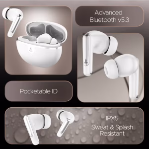 boAt Airdopes 161 Anc Elite In Ear Tws Earbuds With Active Noise Cancellation , Asap Charge And Bluetooth V5.3 White - Image 8